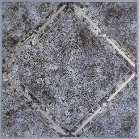 Achim Importing Achim FTVGM33445 12 x 12 in. Tivoli Self Adhesive Vinyl Floor 45 Tile; Metallic Marble Diamond - 45 sq. ft. FTVGM33445